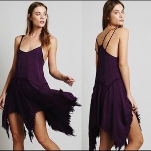 Free People Tattered Up slip dress! EUC! 💃🏼